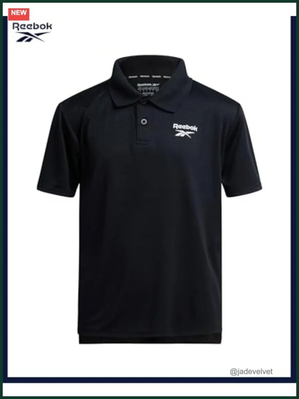 2 Pack Short Sleeve Polo Shirts Moisture-Wicking Performance Golf Polo School